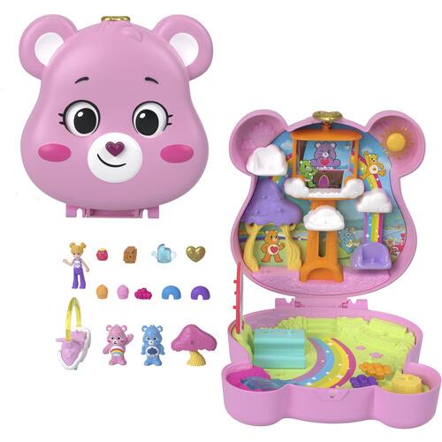 新品]Mattel Collector - Polly Pocket x Care Bear Compact Playset