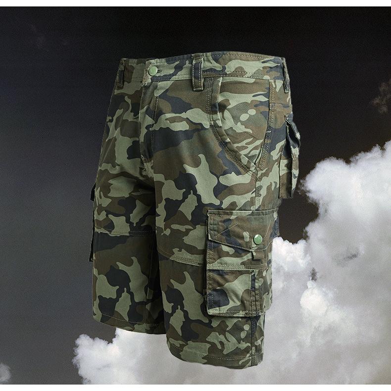 ショートパンツ メンズ カーゴパンツ 迷彩柄 ハーフ ミリタリー ゆったり 短パン カモフラ柄 半パン 半