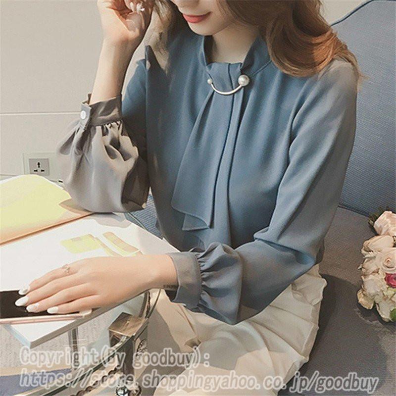 ボウタイ ブラウス レディース 長袖 シャツ リボン Ol ホワイト 清楚系 卒業式 入学式 フォーマル 結婚式 2次会 可愛い オフィスレディ トップス カジュアル K045sin1122 Goodbuy 通販 Yahoo ショッピング