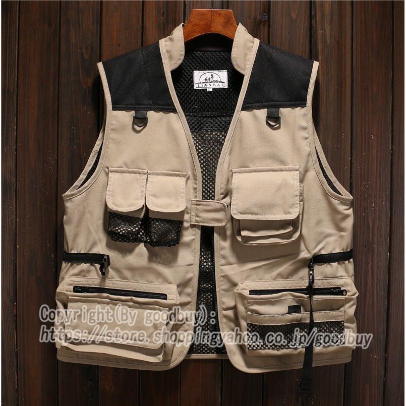 最大73 Offクーポン フィッシングベスト メンズ アウトドアベスト 釣り ベスト カメラマンベスト 多機能 野外撮影 カジュアルベスト 監督者 記者 Materialworldblog Com