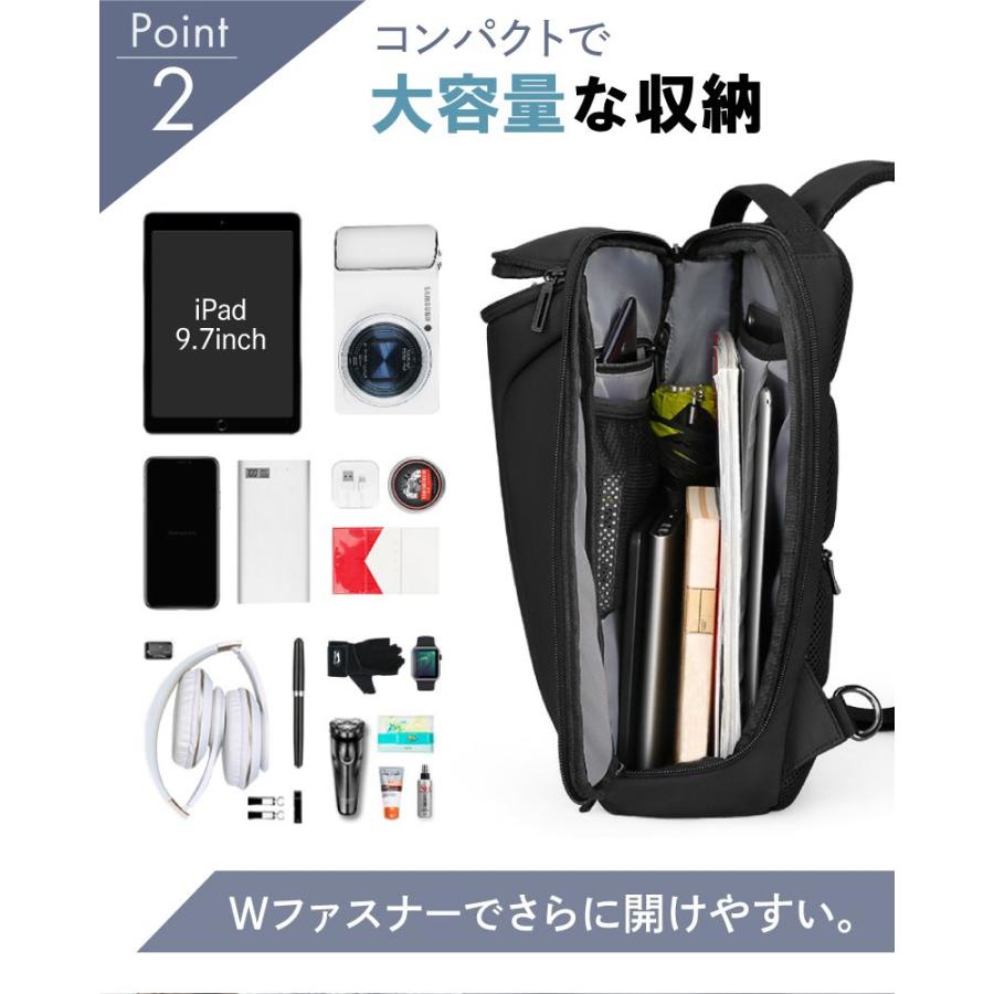 ボディバッグ 大容量 防水 大きめ メンズ 50代 ブランド レディース