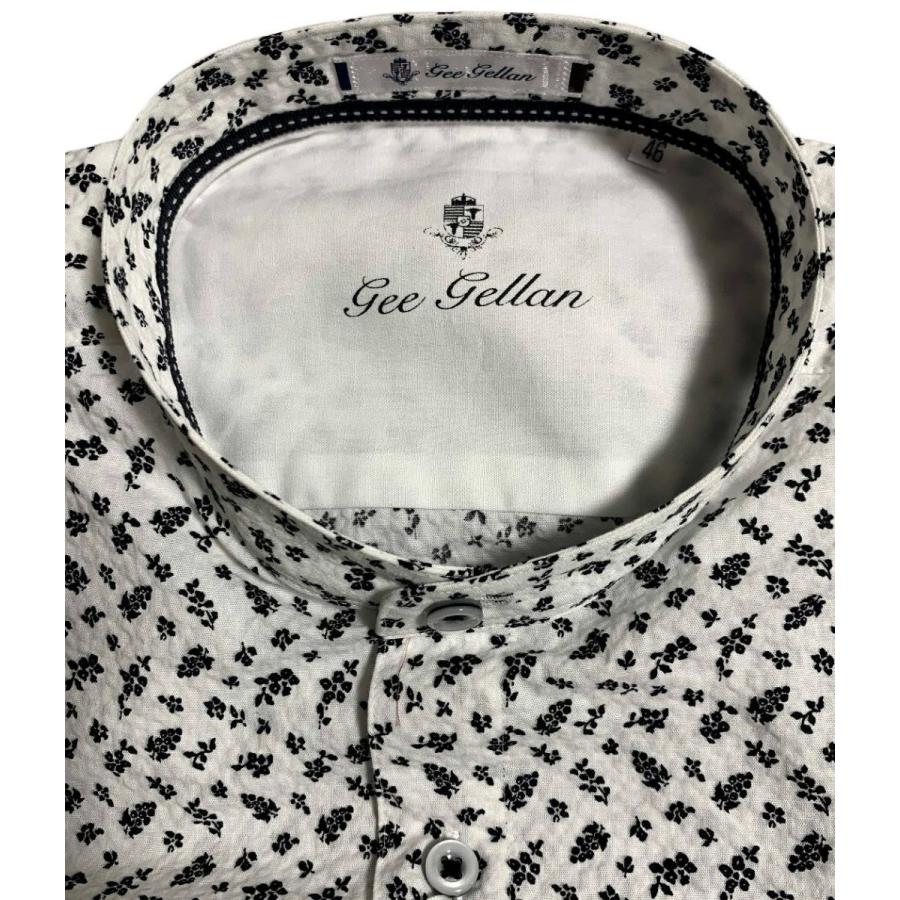 GEE GELLAN ジーゲラン GEEGELLAN 清涼リップル加工 小柄フラワー 