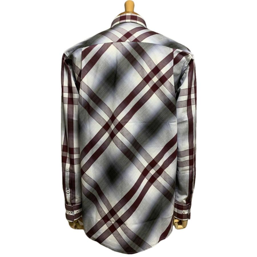 セール barassi バラシ オンブレー バイアスウインドペン 長袖ボタン