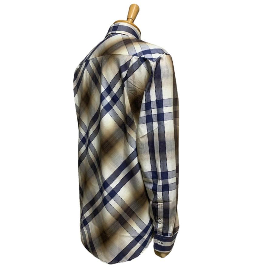 セール barassi バラシ オンブレー バイアスウインドペン 長袖