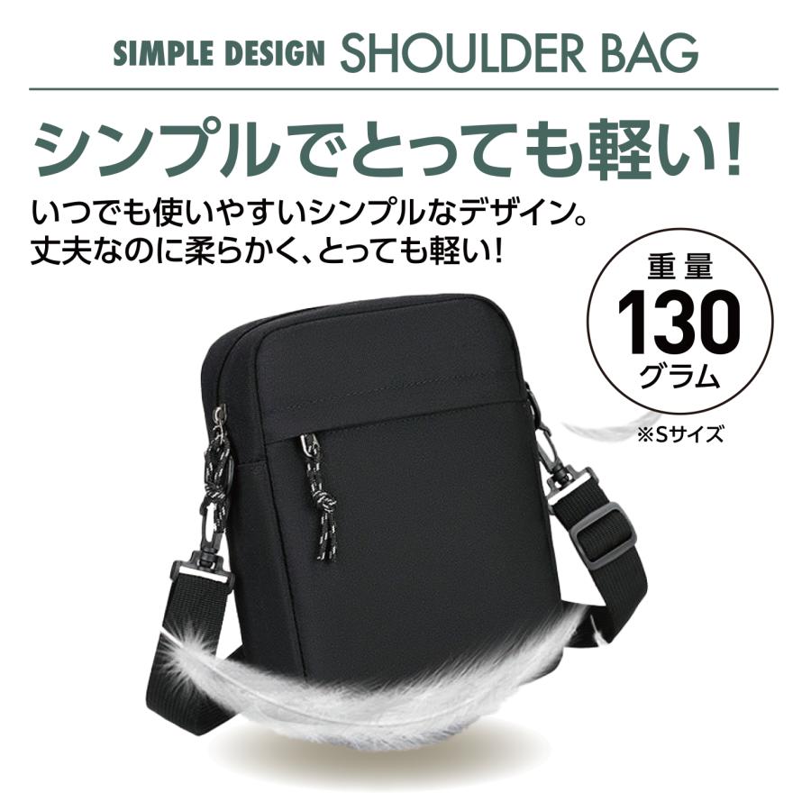 ショルダーバッグ メンズ レディース スマホ 斜めがけ バッグ 大きい 小さい 肩掛け ボディバッグ カジュアル 軽量 サコッシュ 縦 |  | 01