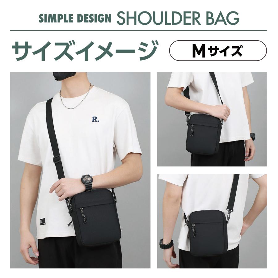 ショルダーバッグ メンズ レディース スマホ 斜めがけ バッグ 大きい 小さい 肩掛け ボディバッグ カジュアル 軽量 サコッシュ 縦 |  | 08