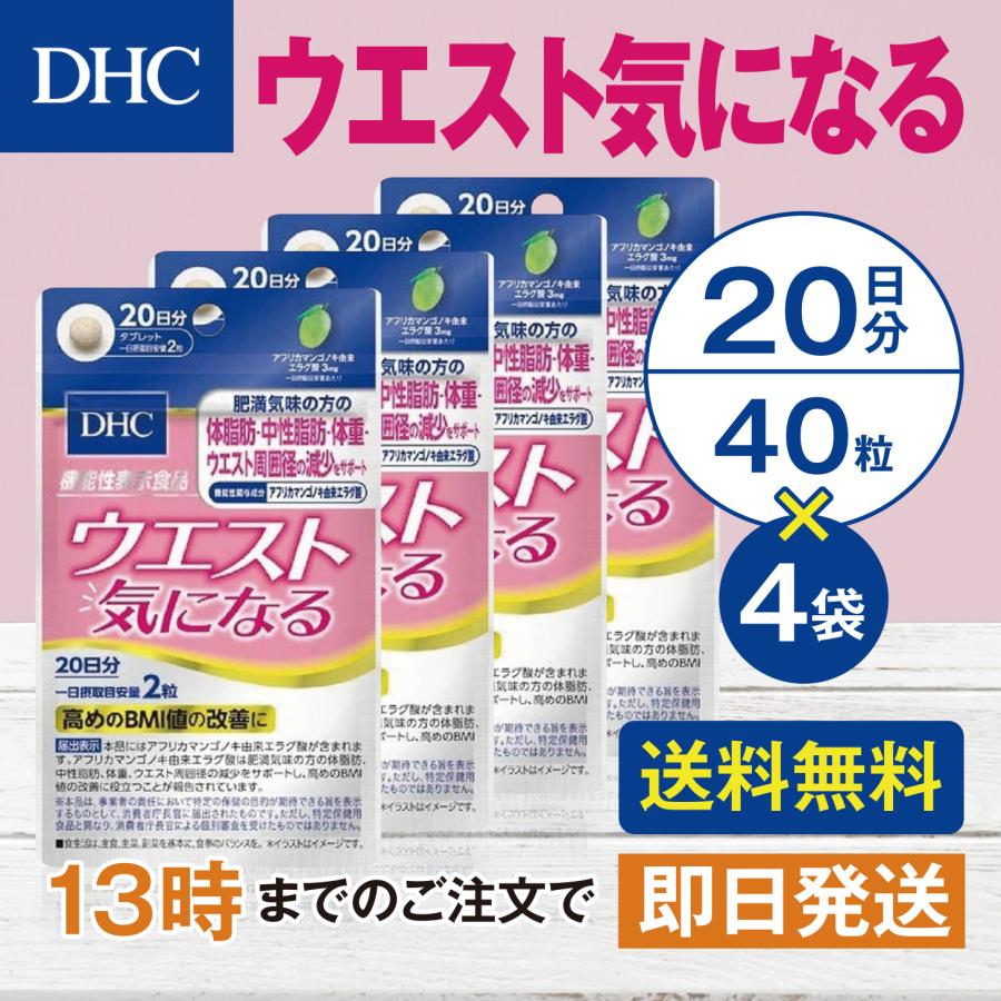 DHC ウエスト気になる 20日分 4個セット | DHC