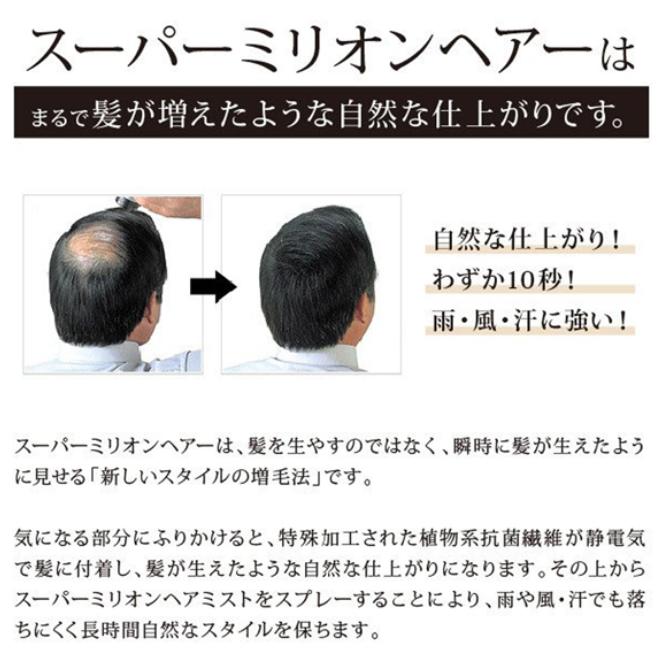 スーパーミリオンヘアー 20g No.11 グレー 薄毛 抜け毛 円形脱毛症 白髪 対策 増毛パウダー 髪 頭皮 分け目 生え際用 薄毛隠し 白髪隠し |  | 03