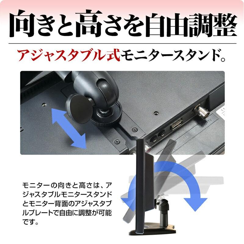防犯カメラ 液晶 モニター 12インチ 音声対応 監視カメラ TFT LCD 卓上