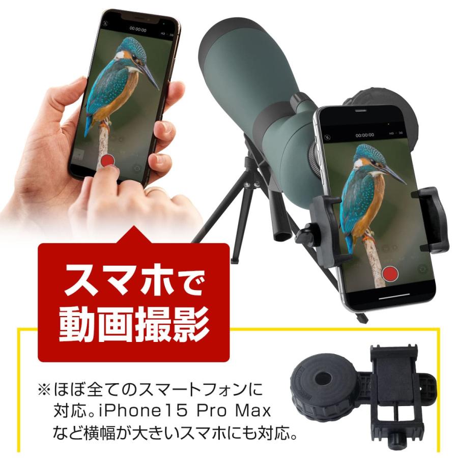 望遠鏡 フィールド スコープ 100mm 75倍 ズーム 高倍率 望遠鏡 フィールド スコープ 100mm 75倍 ズーム 高倍率