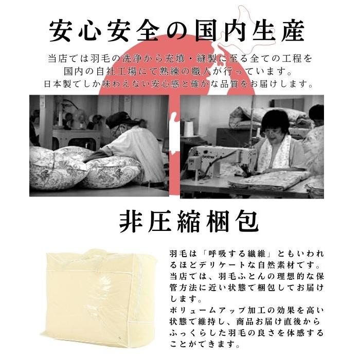 いいはねふとん店 【2枚組】羽毛肌掛け布団 シングル 夏ふとん 軽量