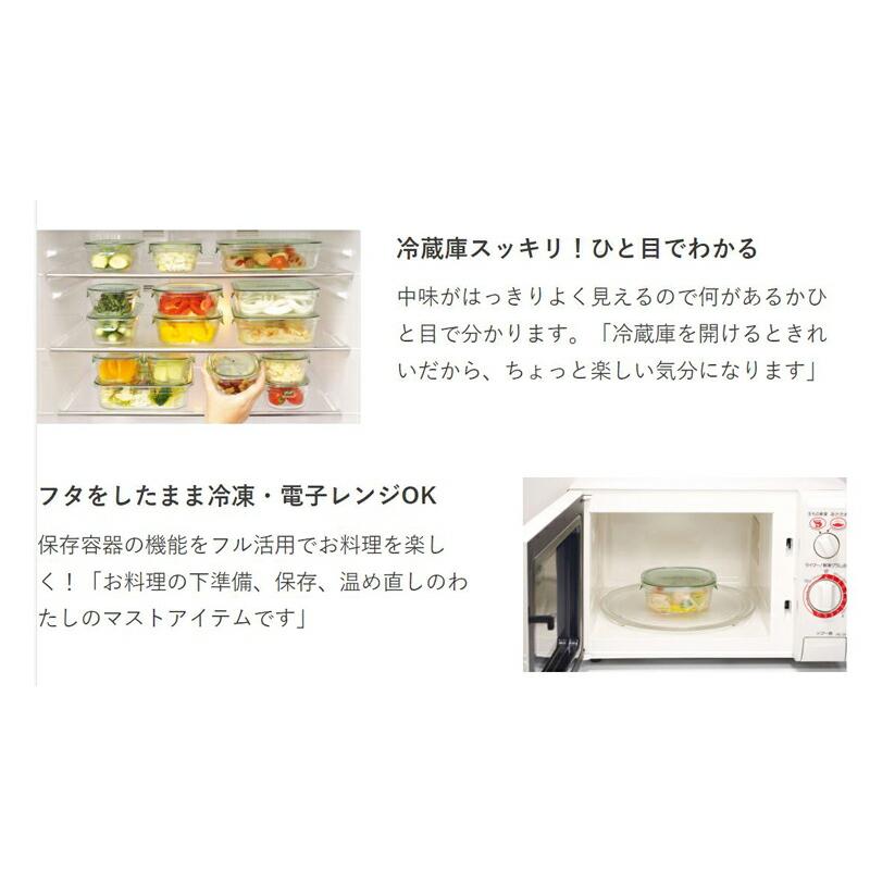 iwaki（イワキ）パック＆レンジ 7点セット（クールグレー） PC-PRN7GY2