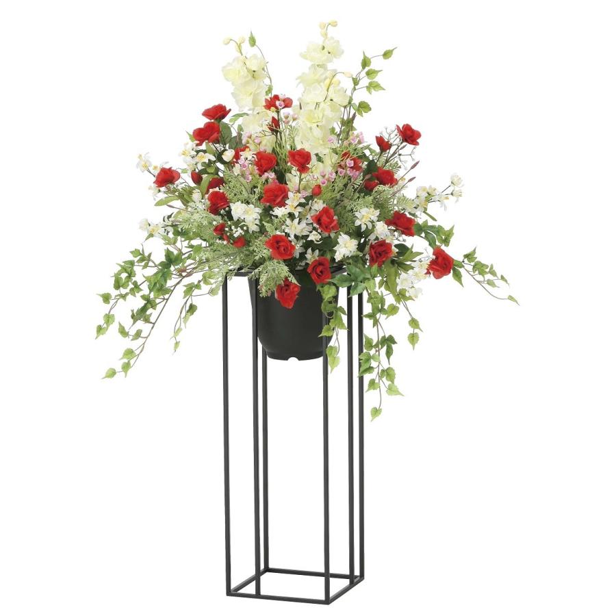 造花 アートフラワー アレンジ ローズ リリースタンド 光触媒 空気清浄 インテリア植物 スタンドフラワー 78 52 造花のグリーンアート ヤフー店 通販 Yahoo ショッピング