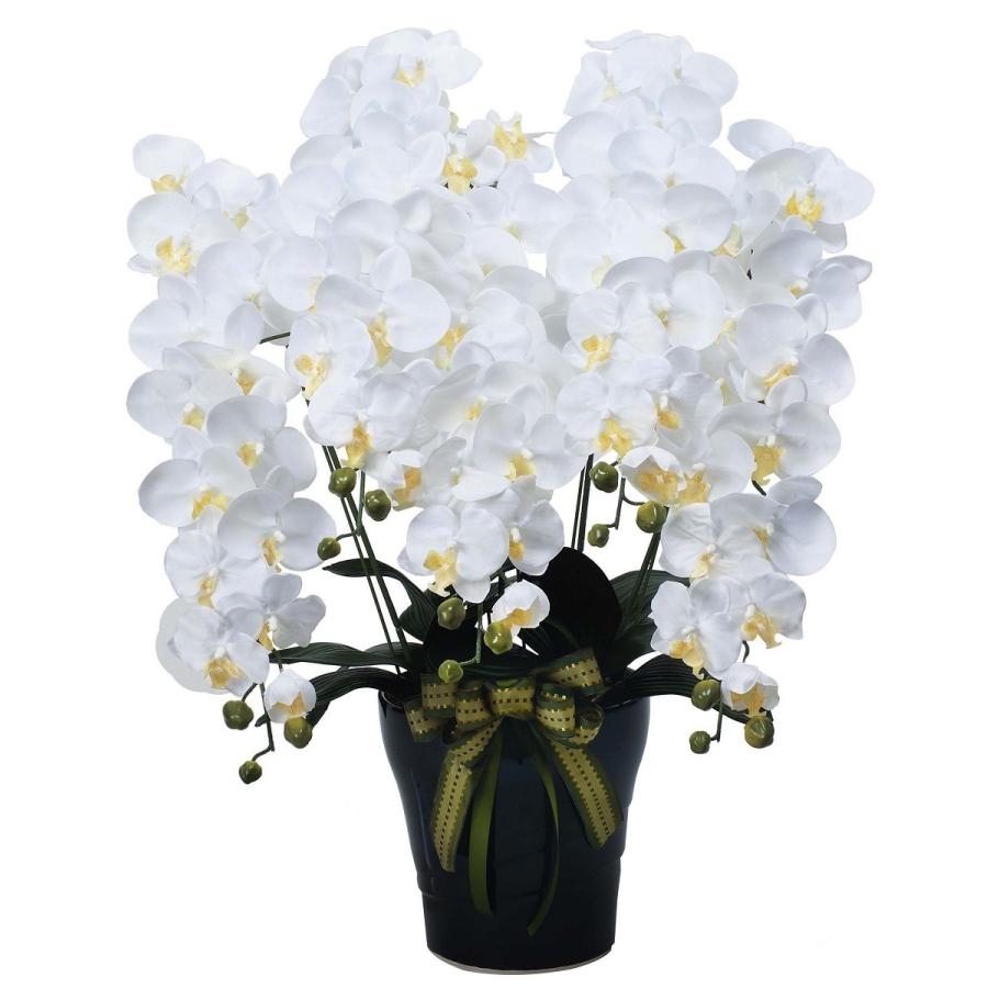 上質で快適 ロイヤル胡蝶蘭5本立 W 白 造花 アートフラワー アレンジ 光触媒 空気清浄 受賞店舗 Www Thedailyspud Com