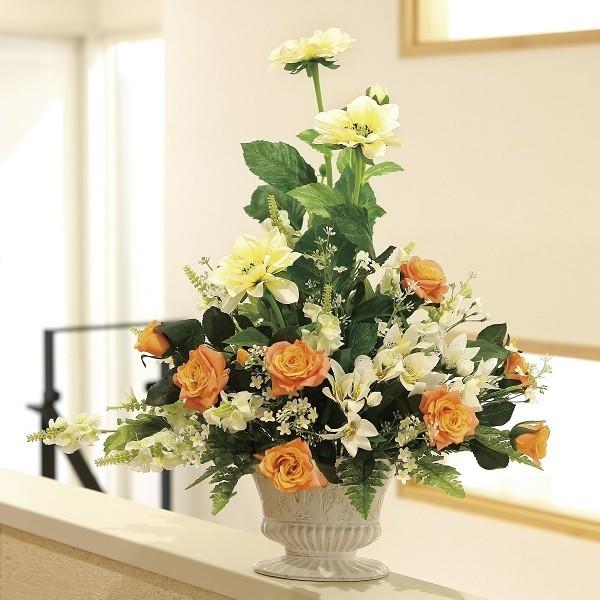 造花 アートフラワー アレンジ /シュナーベル 光触媒 空気清浄 インテリア植物