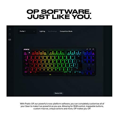 Fnaticgear Ministreak Speed Us ゲーミングキーボード Speed軸 英語配列 テンキーレス Kb0003 001 Kb518