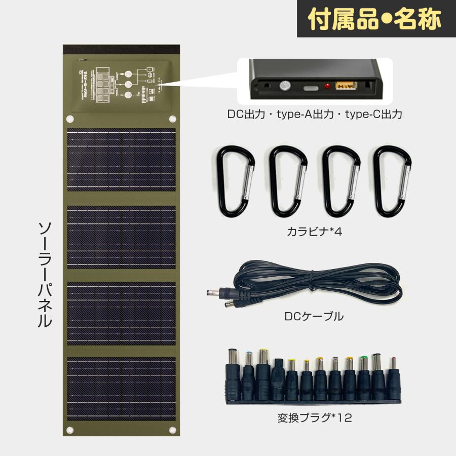 GOODGOODS（グッド・グッズ） ソーラーパネルセット ポータブル