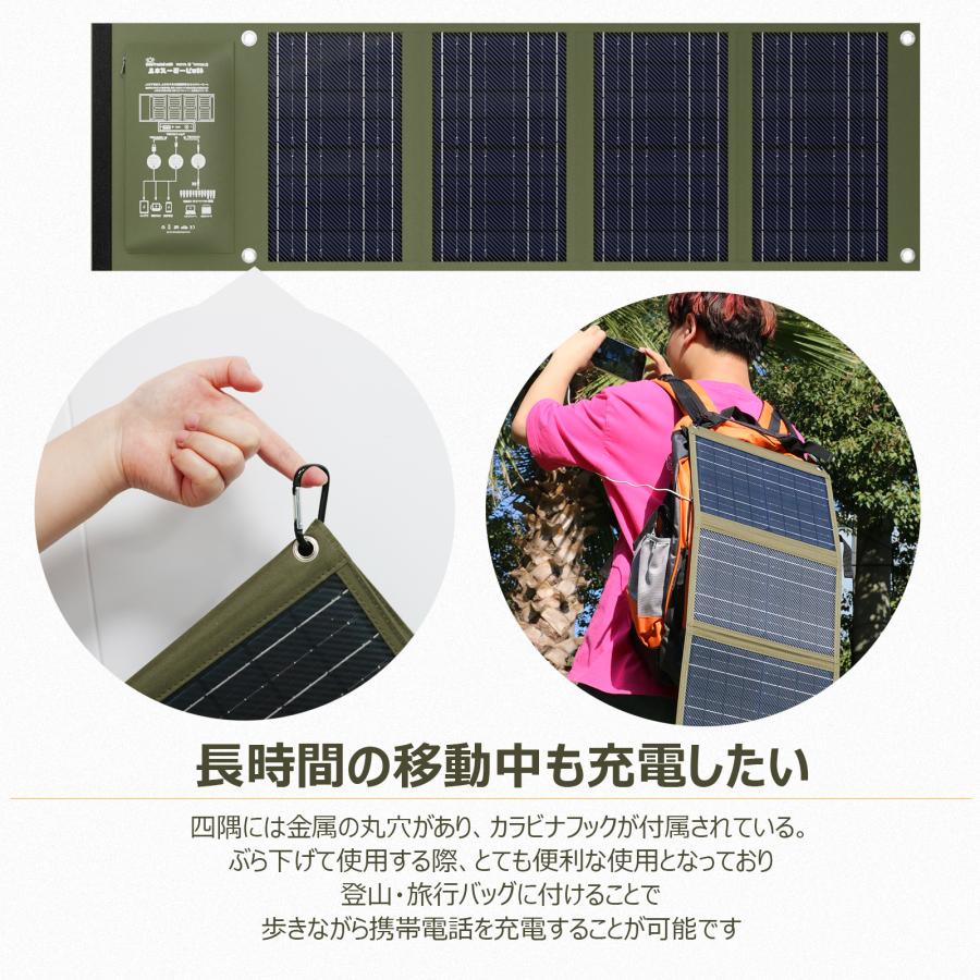 GOODGOODS（グッド・グッズ） セット ポータブル電源 ソーラー充電器