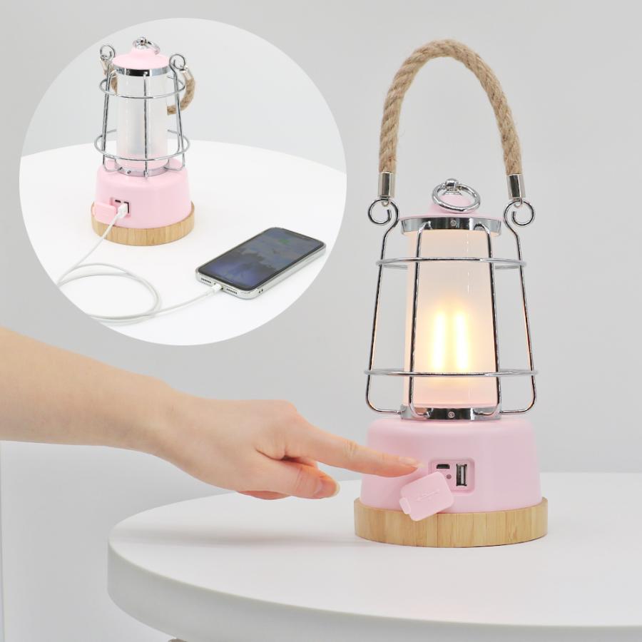 GOODGOODS LEDランタン 充電式 400LM 乾電池兼用 無段階調光 75