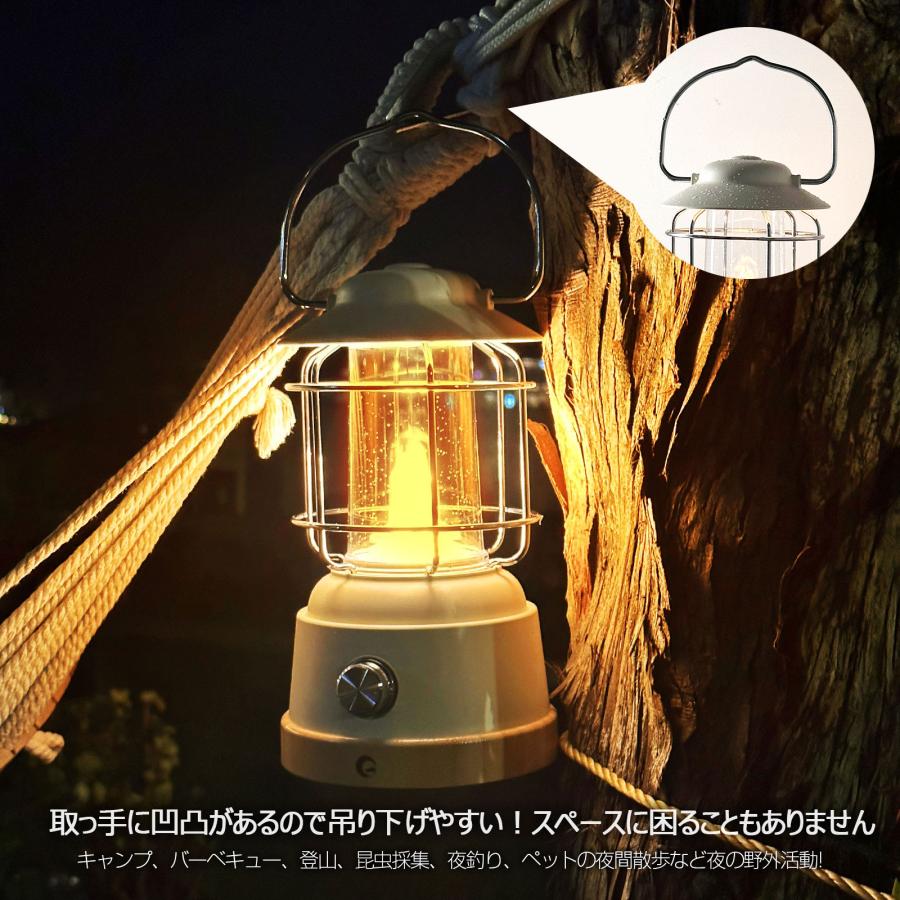 GOODGOODS（グッド・グッズ） 爆買 LEDランタン 充電式 type-c 電球色