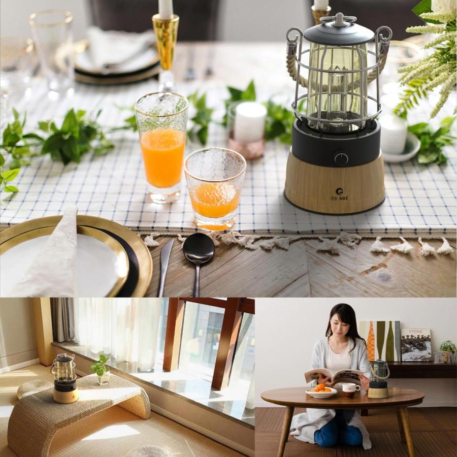 GOODGOODS（グッド・グッズ） LEDランタン 電球色 充電式 乾電池兼用