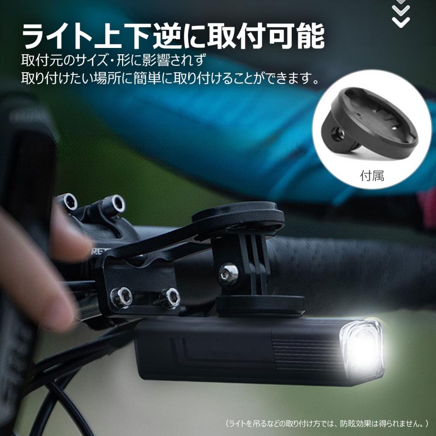 GOODGOODS（グッド・グッズ） 自転車ライト 充電式 800lm USB-C充電
