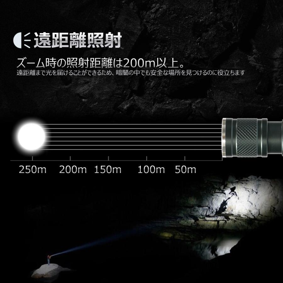 GOODGOODS（グッド・グッズ） 六個セット LED懐中電灯 充電式 ハンド