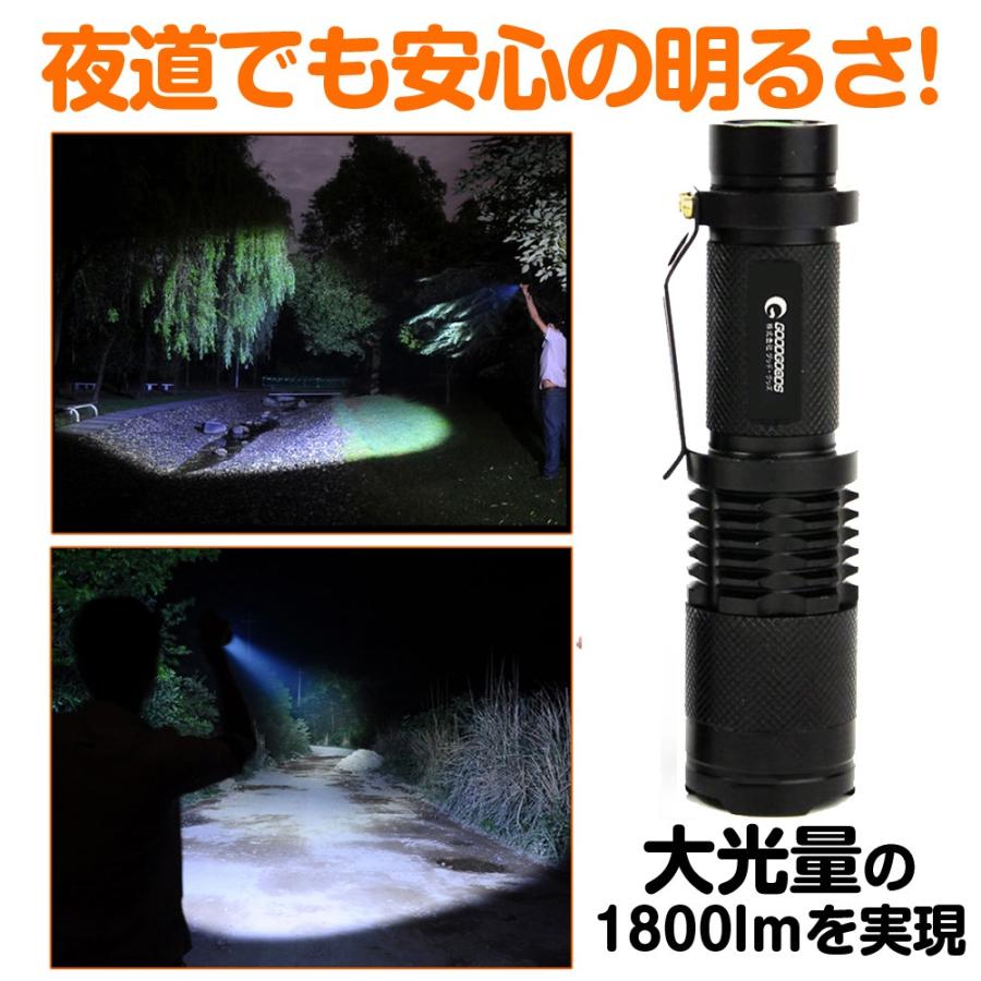 買得 Goodgoods Ledサイクルライト 小型 自転車用 ホルダー付 自転車ライト 明るい 懐中電灯 サイクリング クロスバイク 地震防災グッズ3 990円 Aynaelda Com