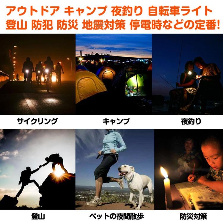 GOODGOODS（グッド・グッズ） 自転車用 照明ライト 強力 ハンディ