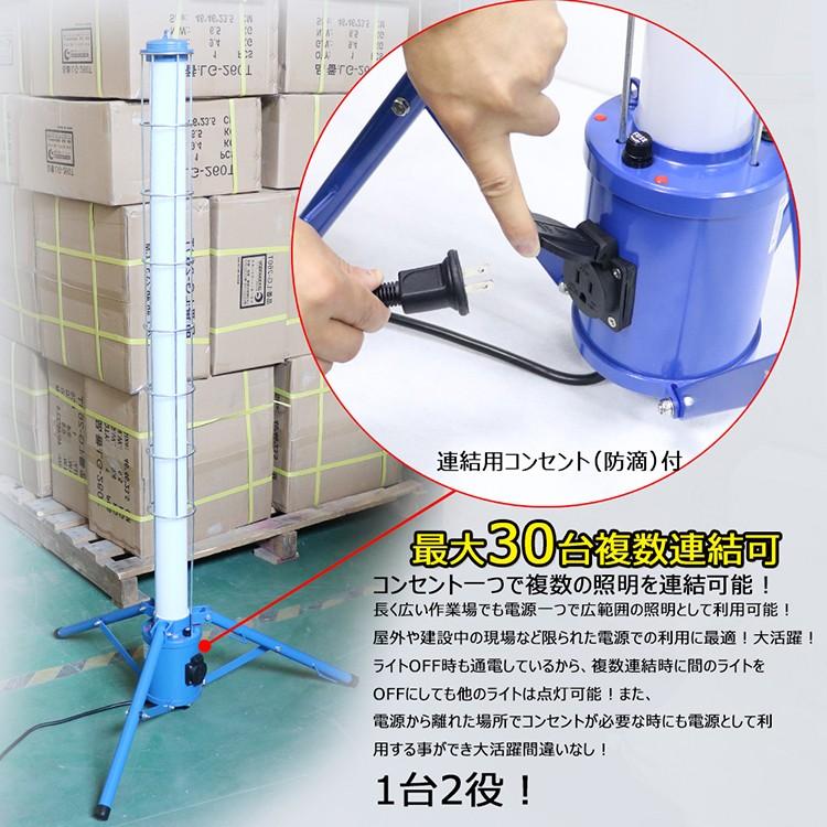 GOODGOODS LED投光器 屋外用 60W 6000lm 円柱型 作業灯 360°発光 GOODGOODS LED投光器 屋外用 60W 6000lm 円柱型 作業灯 360°発光