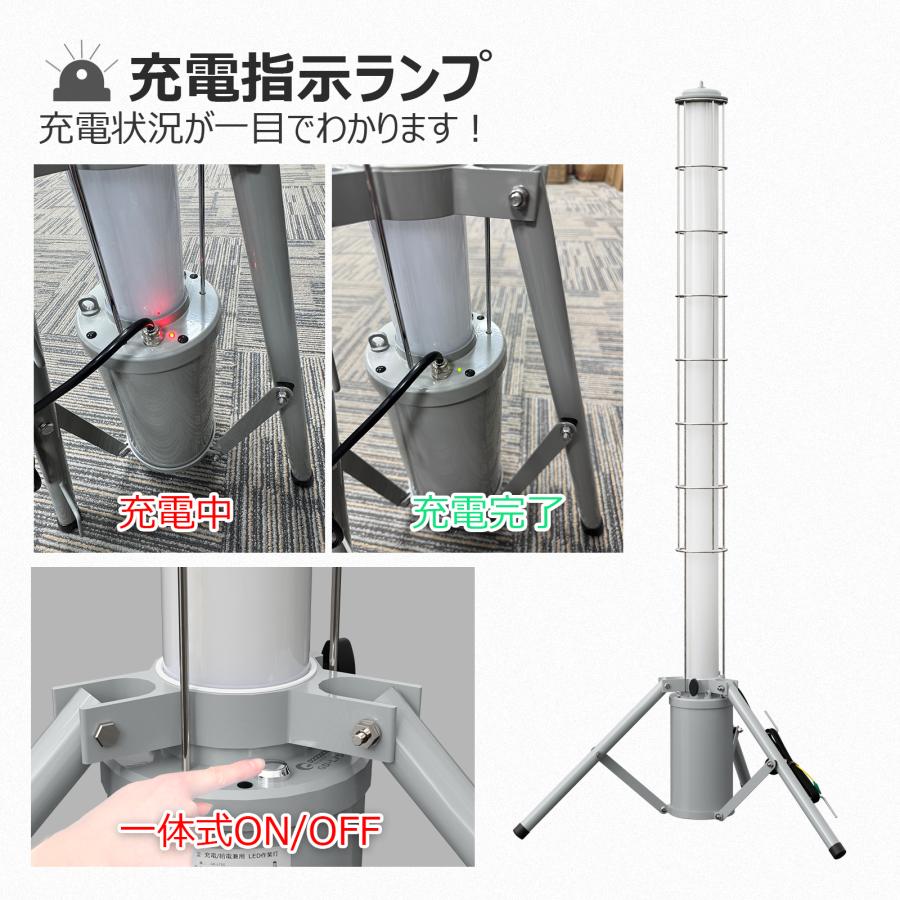 GOODGOODS（グッド・グッズ） 防災ライト 充電式 LED作業灯 75W 9000lm