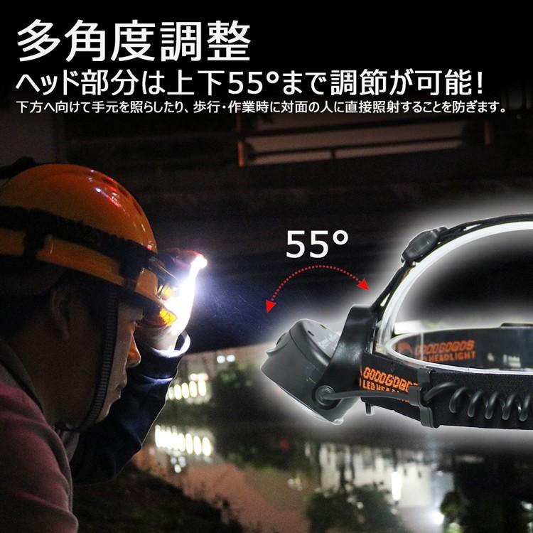 10個セット ヘルメット用 高品質 LED ヘッドライト 防水ライト 