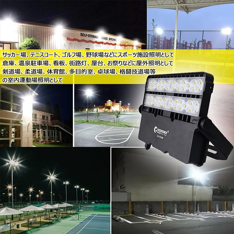 GOODGOODS LED投光器 100W 高輝度 投光器 水銀灯代替品 サージ GOODGOODS LED投光器 100W 高輝度 投光器 水銀灯代替品 サージ
