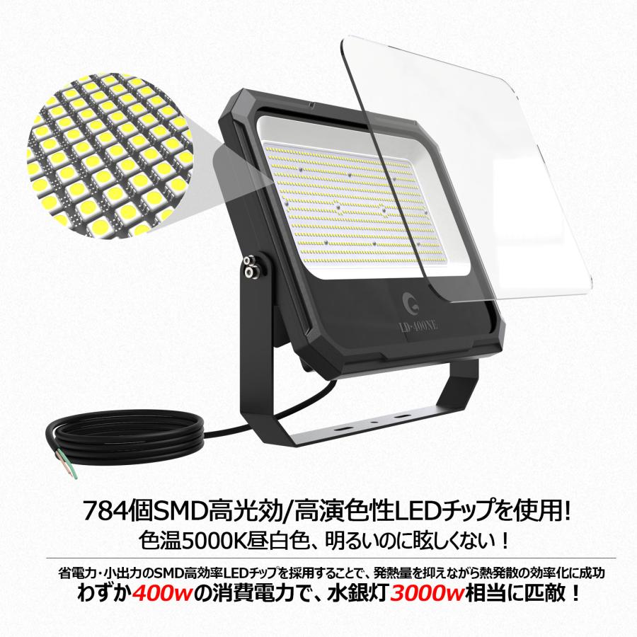 GOODGOODS SALE 400W LED投光器 42000lm 超爆光 屋外 防水 IP66 GOODGOODS SALE 400W LED投光器 42000lm 超爆光 屋外 防水 IP66
