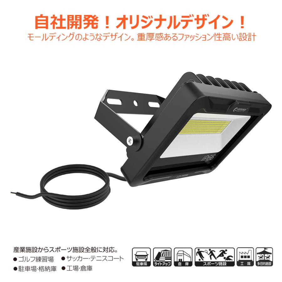 GOODGOODS（グッド・グッズ） LED投光器 60W 10200lm 超爆光 屋外 防水