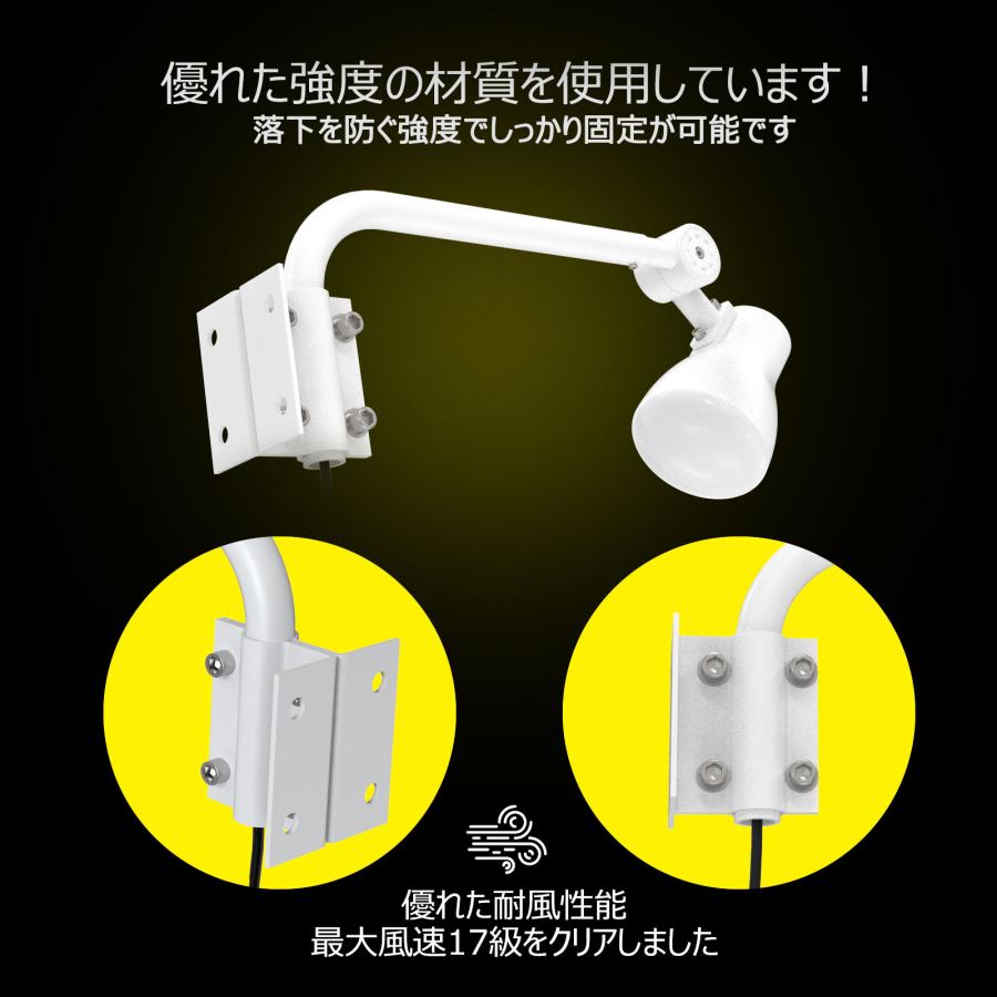 GOODGOODS（グッド・グッズ） 二個セット 白 LED アームライト 15W