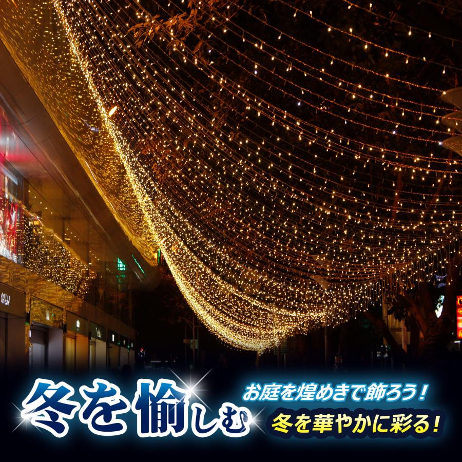 GOODGOODS 八個セット RGBミックス イルミネーションライト メモリー機能 LED電飾 ロング ストレートライト クリスマス クリスマスツリー 一年保証 F30の画像
