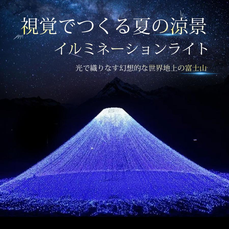 GOODGOODS 八個セット RGBミックス イルミネーションライト メモリー機能 LED電飾 ロング ストレートライト クリスマス クリスマスツリー 一年保証 F30の画像