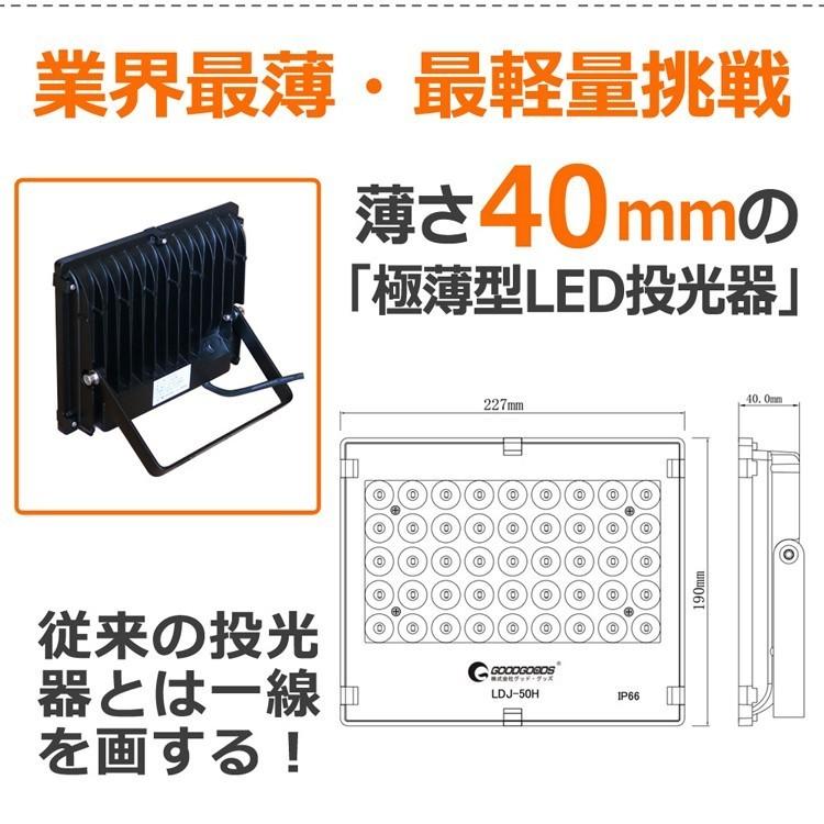 ❤5台セット❣50W＆5000LM☆超高輝度SMDを100個搭載♪❤投光器 LED投光器 500W 5000w相当 100000LM超高輝度 超薄型 省エネ IP65防水