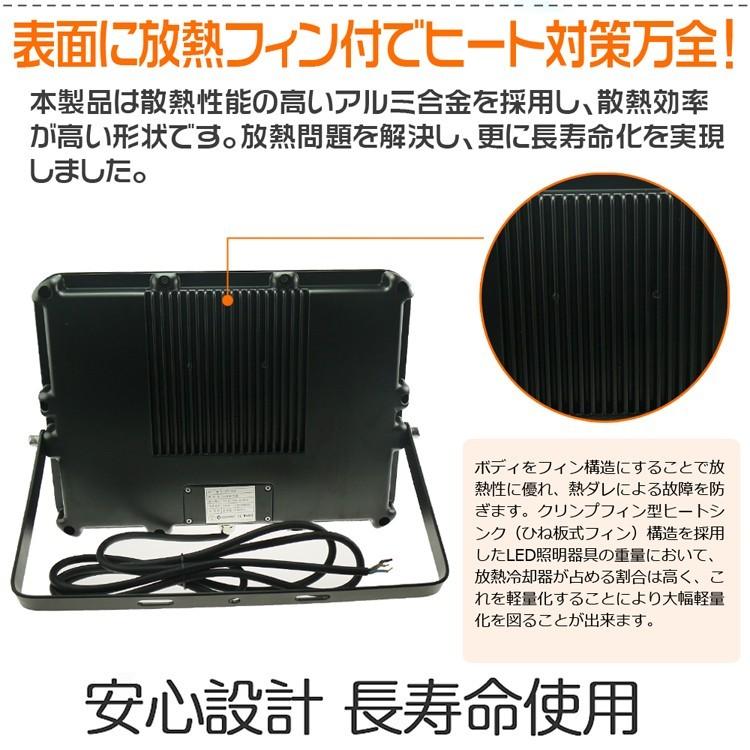 GOODGOODS（グッド・グッズ） GOODGOODS LED投光器 屋外用 防水 100W 