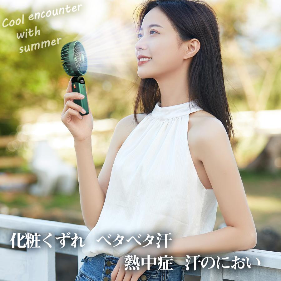 GOODGOODS（グッド・グッズ） 白2台セット ミニファン 充電式扇風機 