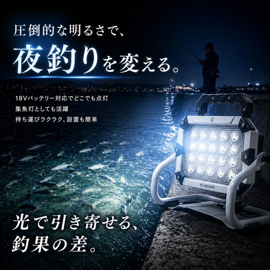 GOODGOODS（グッド・グッズ） 25W LED 作業灯 3000lm makita マキタ
