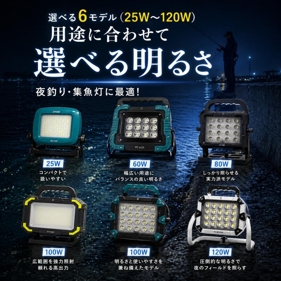 GOODGOODS（グッド・グッズ） 25W LED 作業灯 3000lm makita マキタ