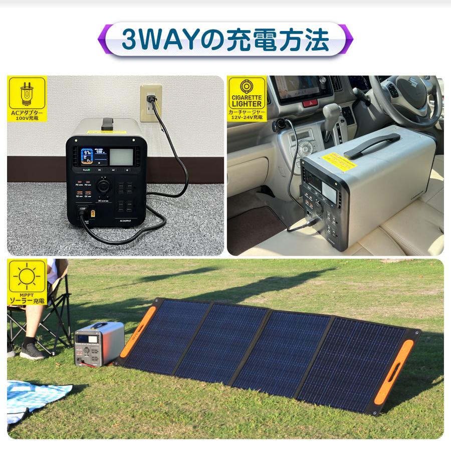 GOODGOODS 1200W ポータブル電源 超大容量 1008Wh 純正弦波 リン GOODGOODS 1200W ポータブル電源 超大容量 1008Wh 純正弦波 リン