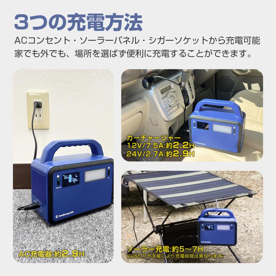 GOODGOODS（グッド・グッズ） GOODGOODS 200W ポータブル電源 大容量