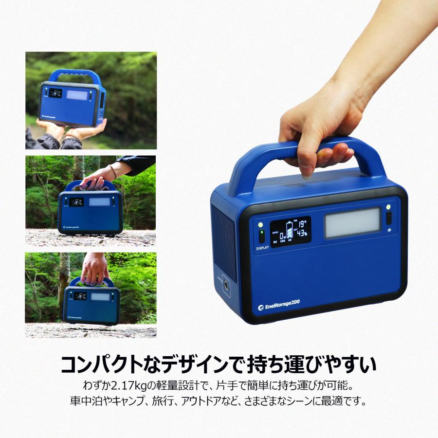 GOODGOODS（グッド・グッズ） ポータブル電源 大容量 200W 瞬間最大