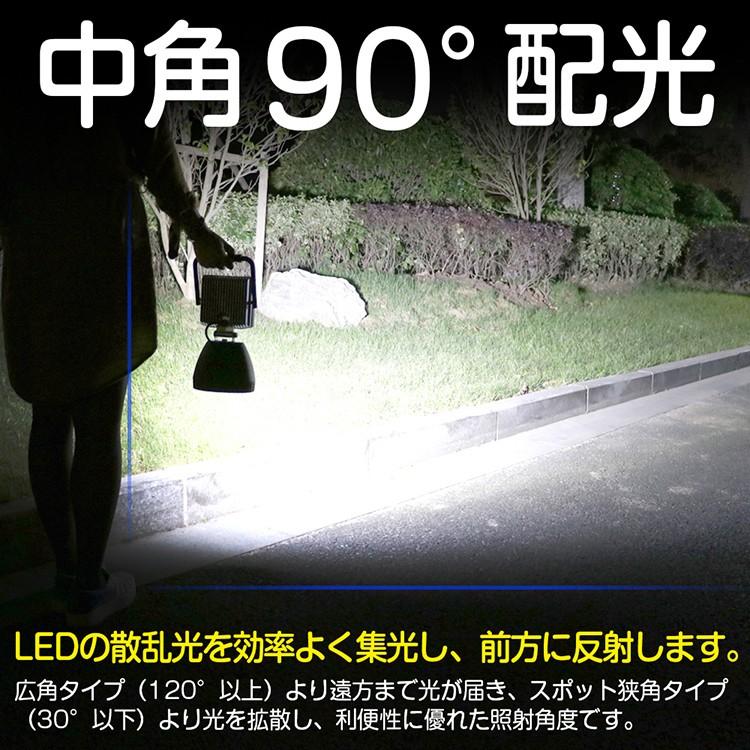 セール LED作業灯 充電式 強力 LED投光器 48W バッテリーライト