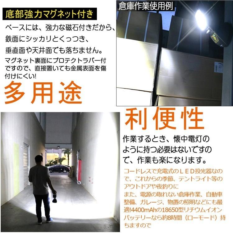 GOODGOODS グッドグッズ 四個セット LED投光器 充電式 9W GOODGOODS グッドグッズ 四個セット LED投光器 充電式 9W