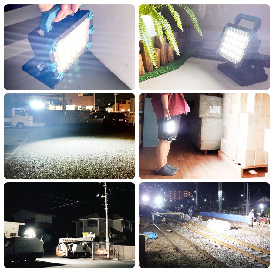 GOODGOODS（グッド・グッズ） LED 投光器 100W 10000lm 18V マキタ