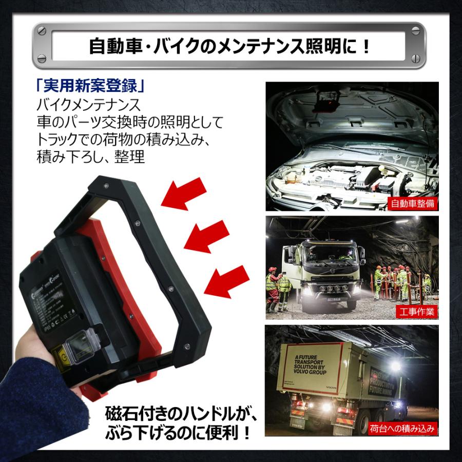 【未使用品！2個セット！】汎用LED補助ランプ20Wタイプ［フラッシュ機能付き］ 18W タイヤ灯 補助灯 LED ワークライト 【黒色/白選択可能・1台